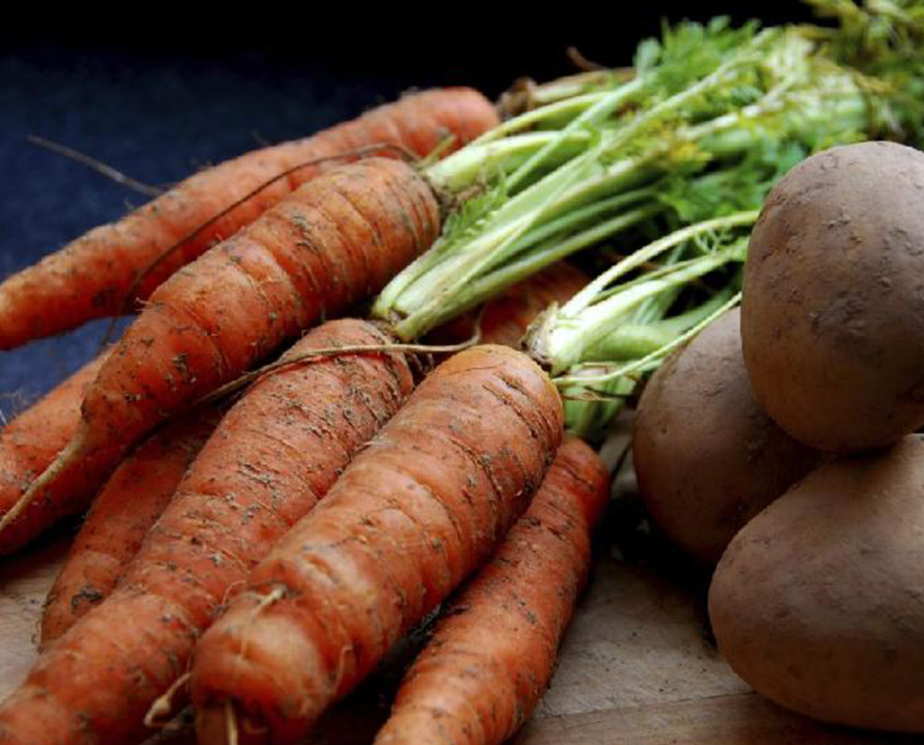 Картофель и морковь