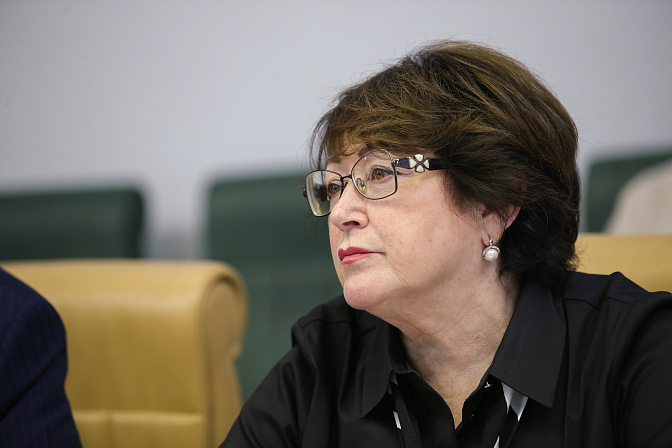 Ludmila Talabaeva. Photo: SenatInform / Press Service of the Federation Council